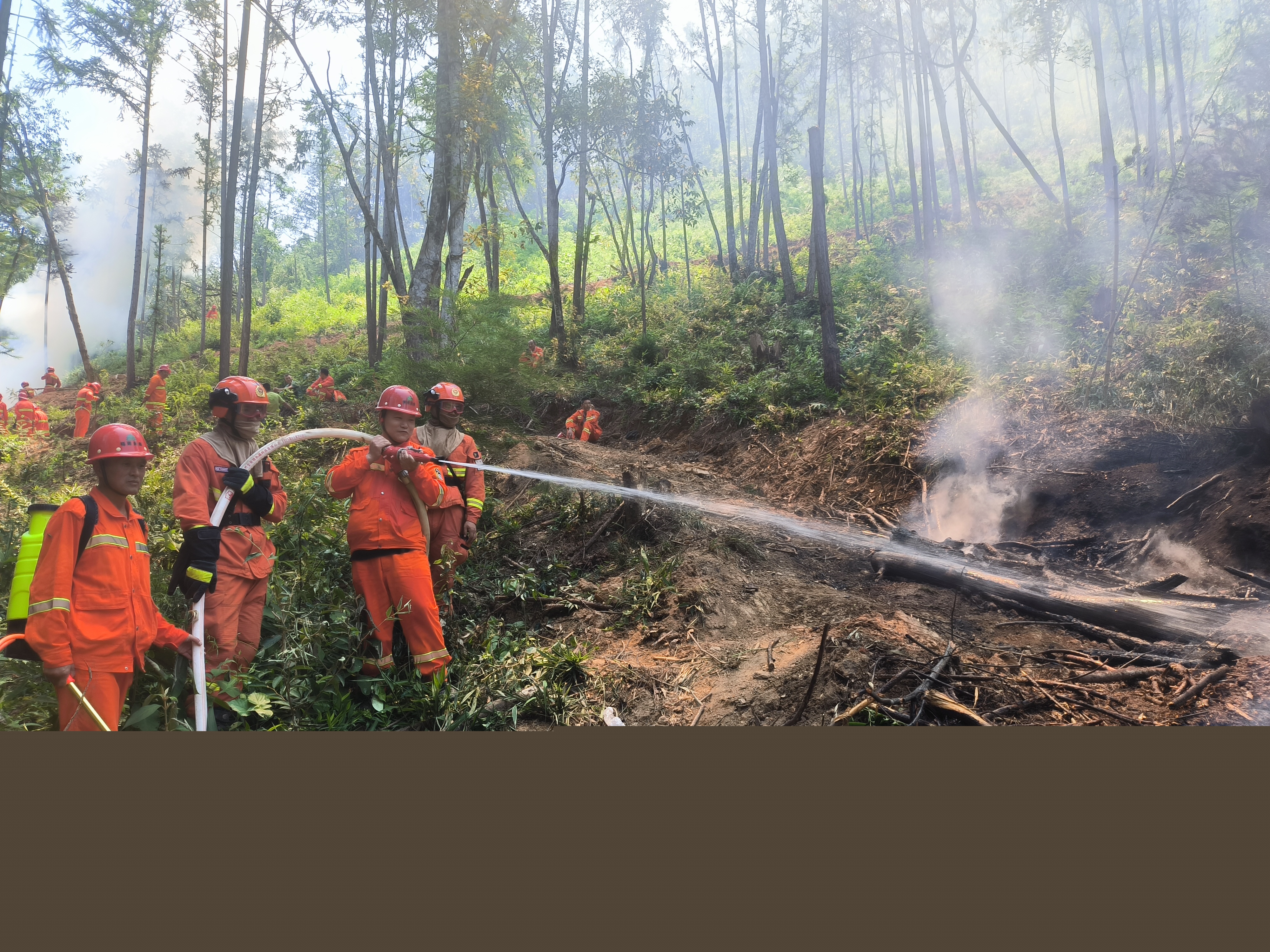 福建金森參加將樂縣2024年森林防滅火應急演練